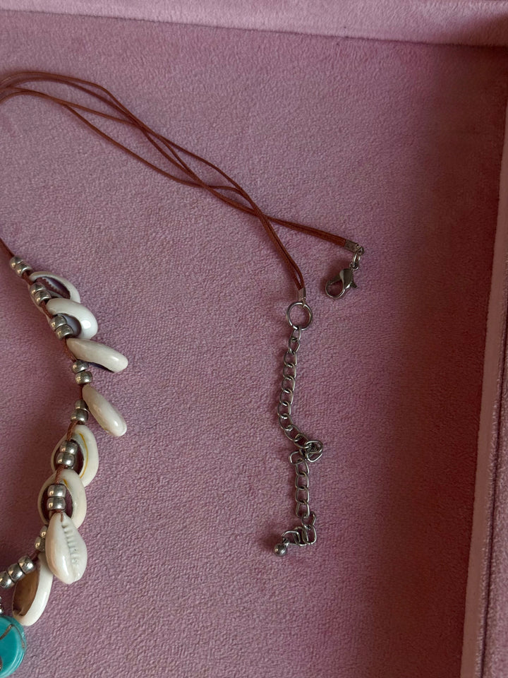 Cowrie Shell Tassel Mala Necklace