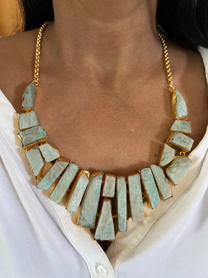 Exquisite Natural Amazonite Necklace - Premium Quality Craftsmanship