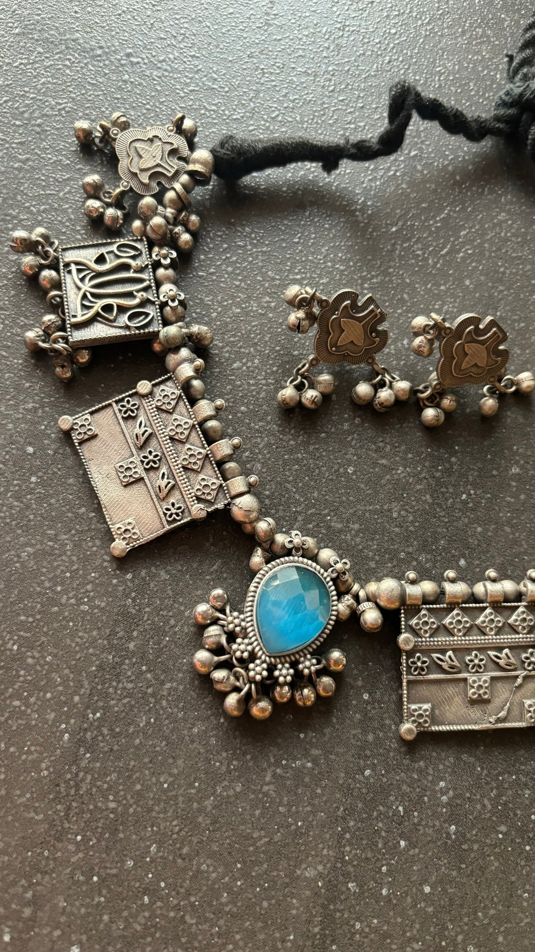 Statement Necklace with Earrings