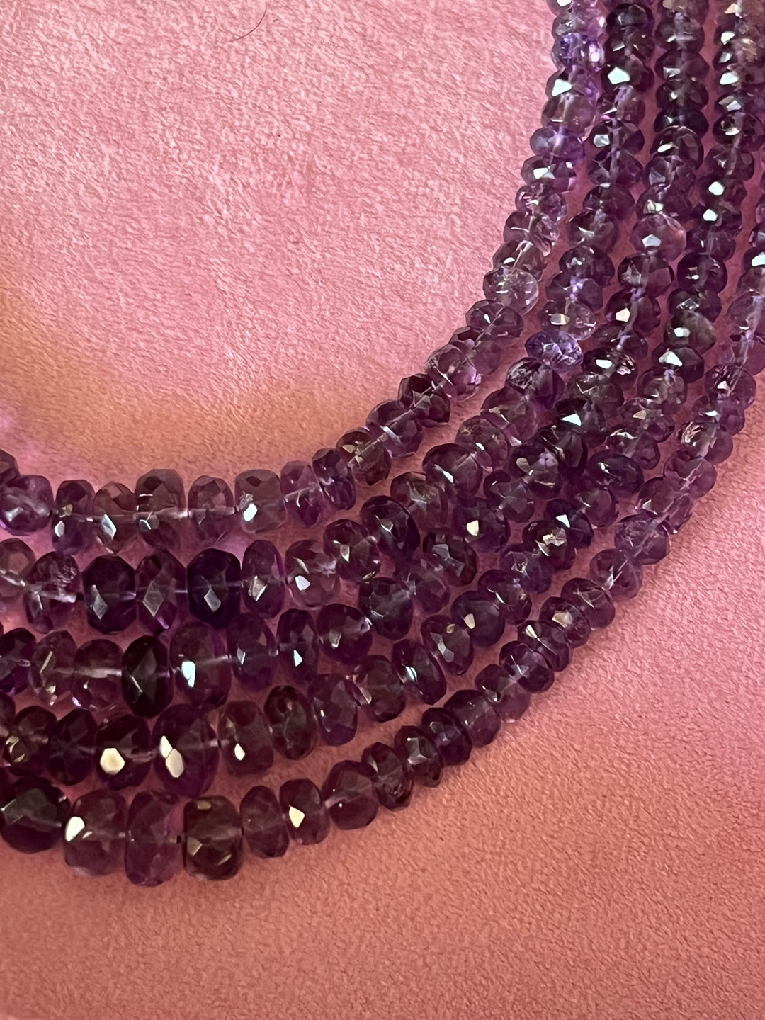 Artisan-Crafted Amethyst Necklace: Elegance from Brazilian Mines