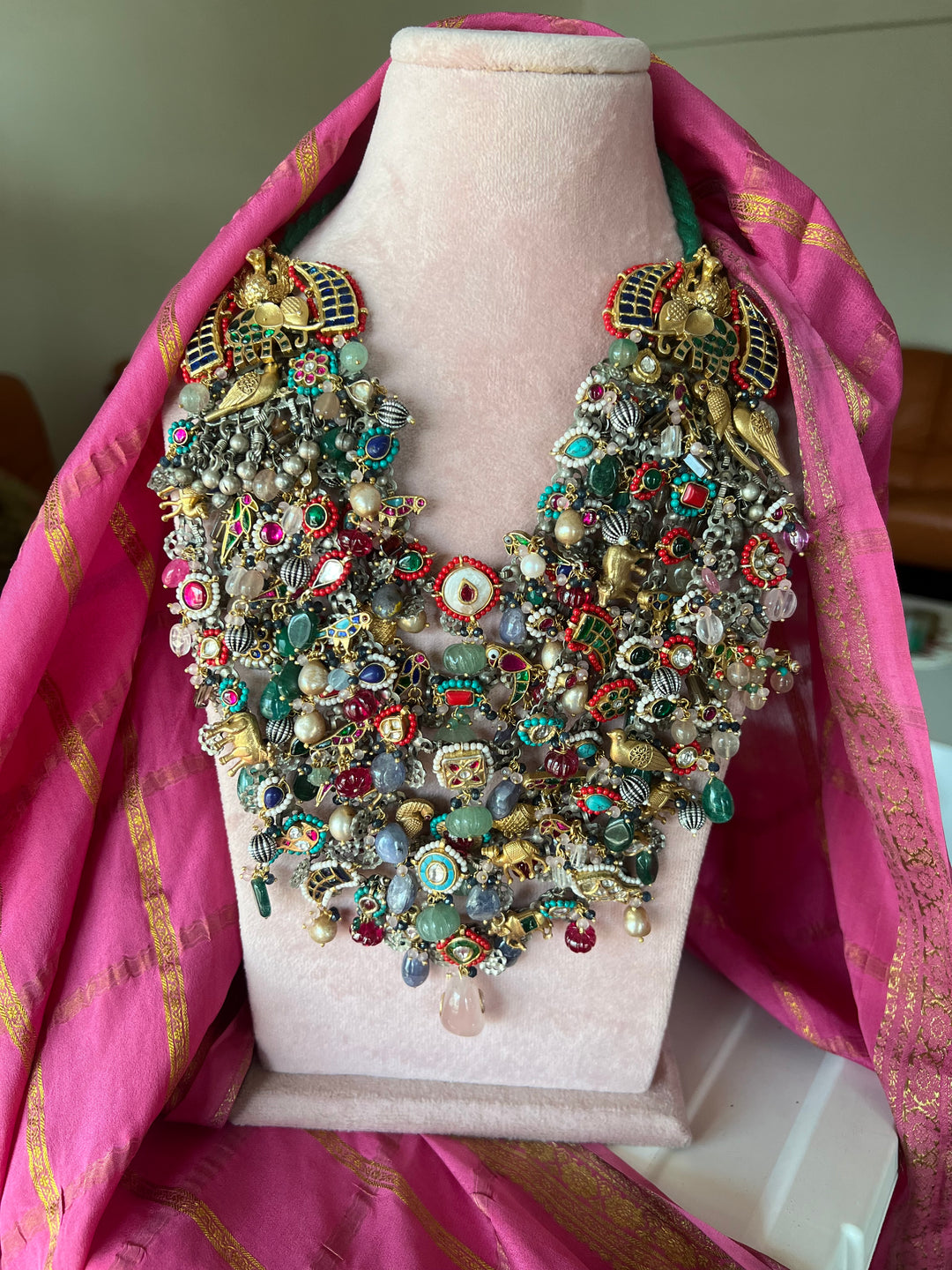 NAKHRA SHIVKA Designed Pure 925 Silver Necklace