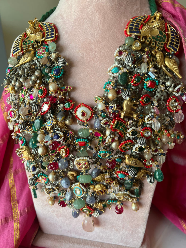 NAKHRA SHIVKA Designed Pure 925 Silver Necklace