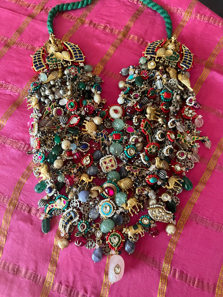 NAKHRA SHIVKA Designed Pure 925 Silver Necklace