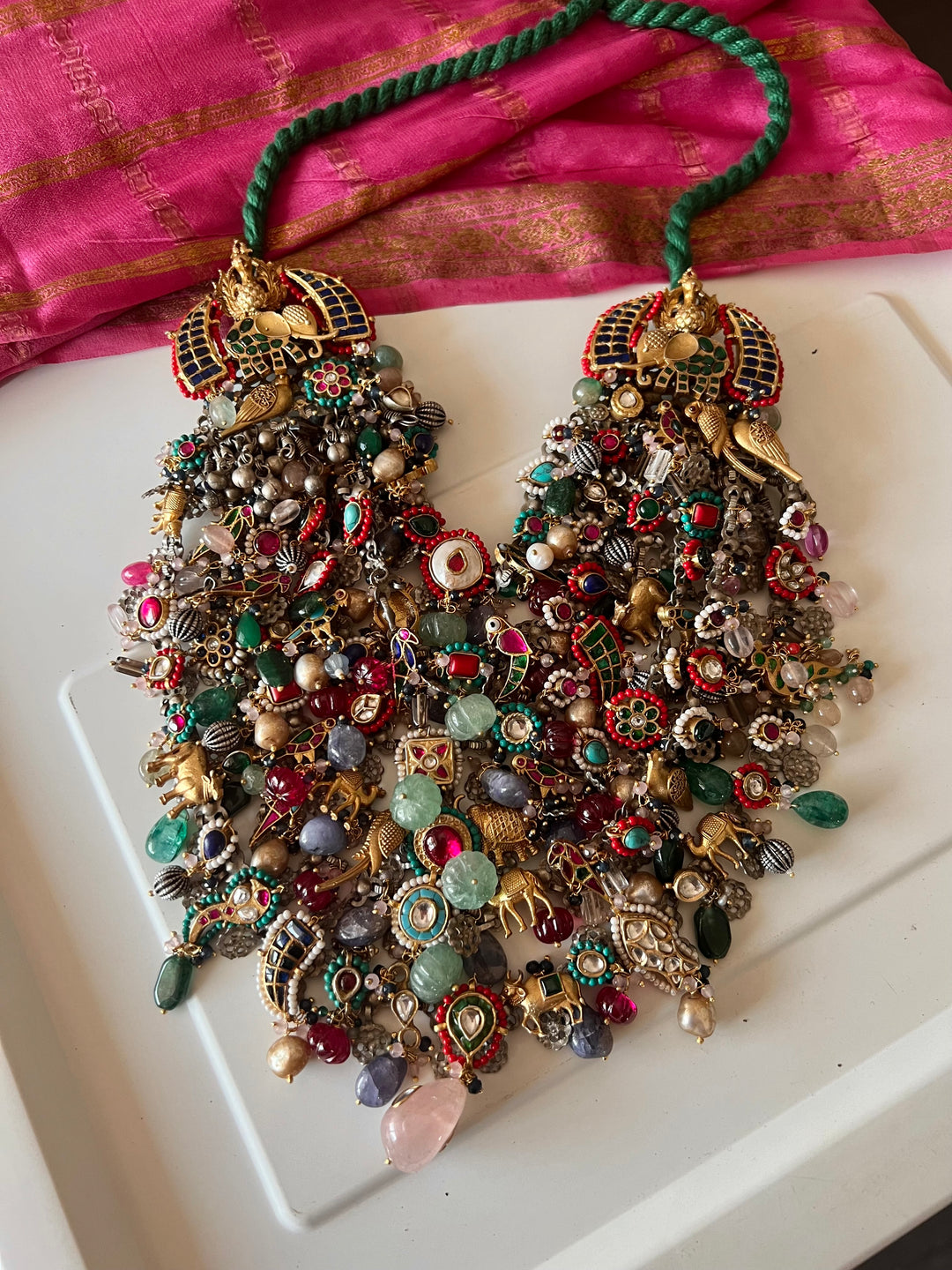 NAKHRA SHIVKA Designed Pure 925 Silver Necklace