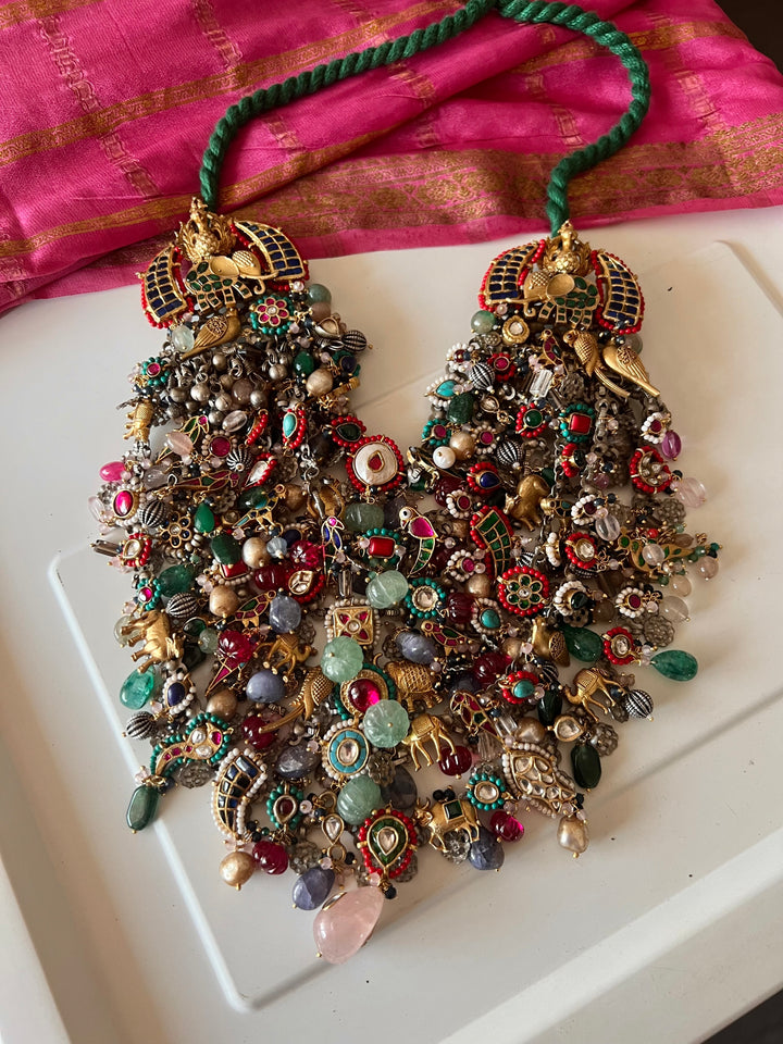 NAKHRA SHIVKA Designed Pure 925 Silver Necklace