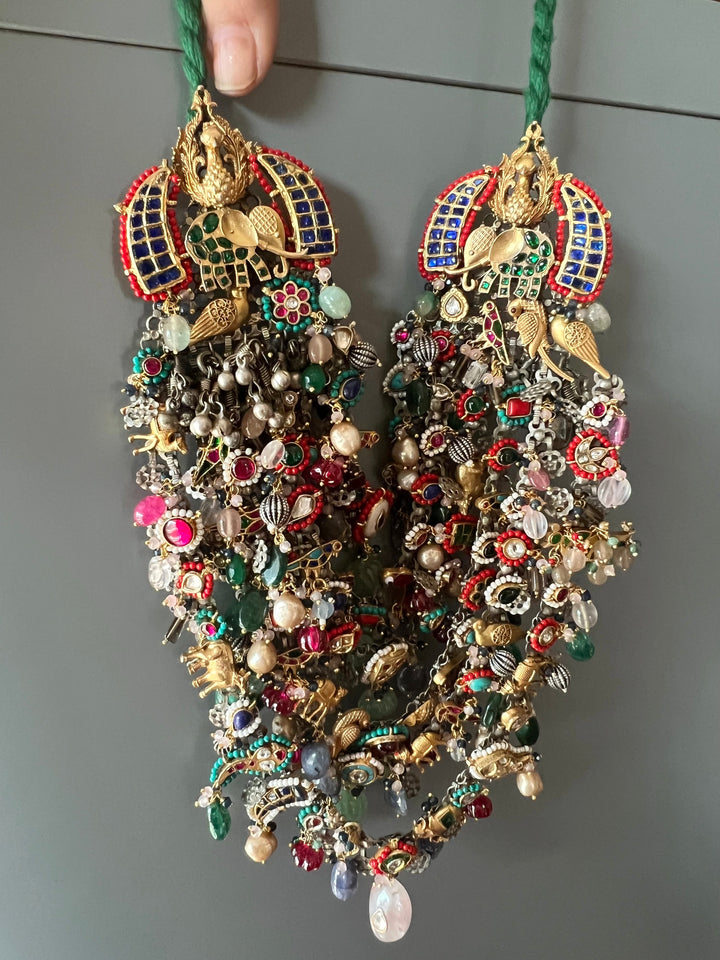 NAKHRA SHIVKA Designed Pure 925 Silver Necklace