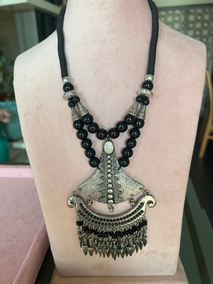 Tribal Tasseled Pendant Necklace: Uniquely Yours