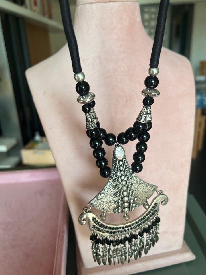 Tribal Tasseled Pendant Necklace: Uniquely Yours