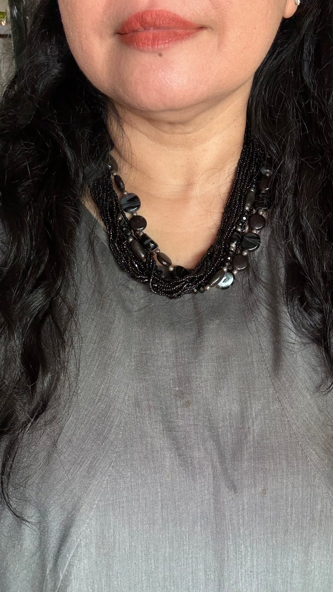 Exquisite Black Necklace