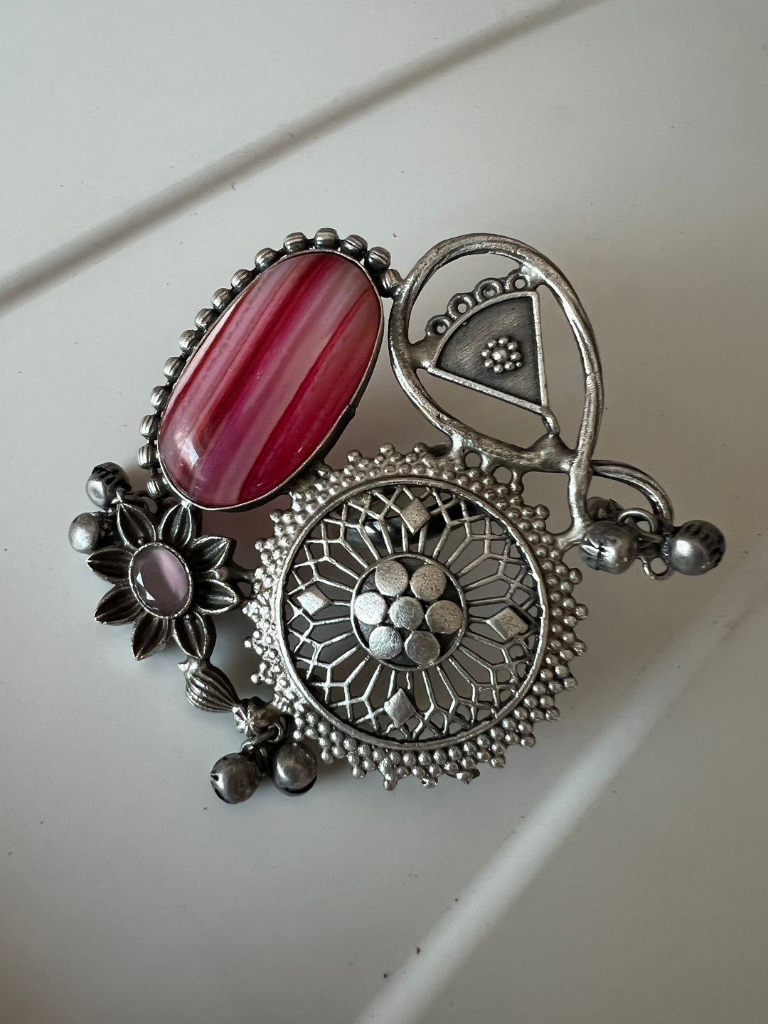 One-of-a-Kind Designer Fusion Ring - Premium Brass