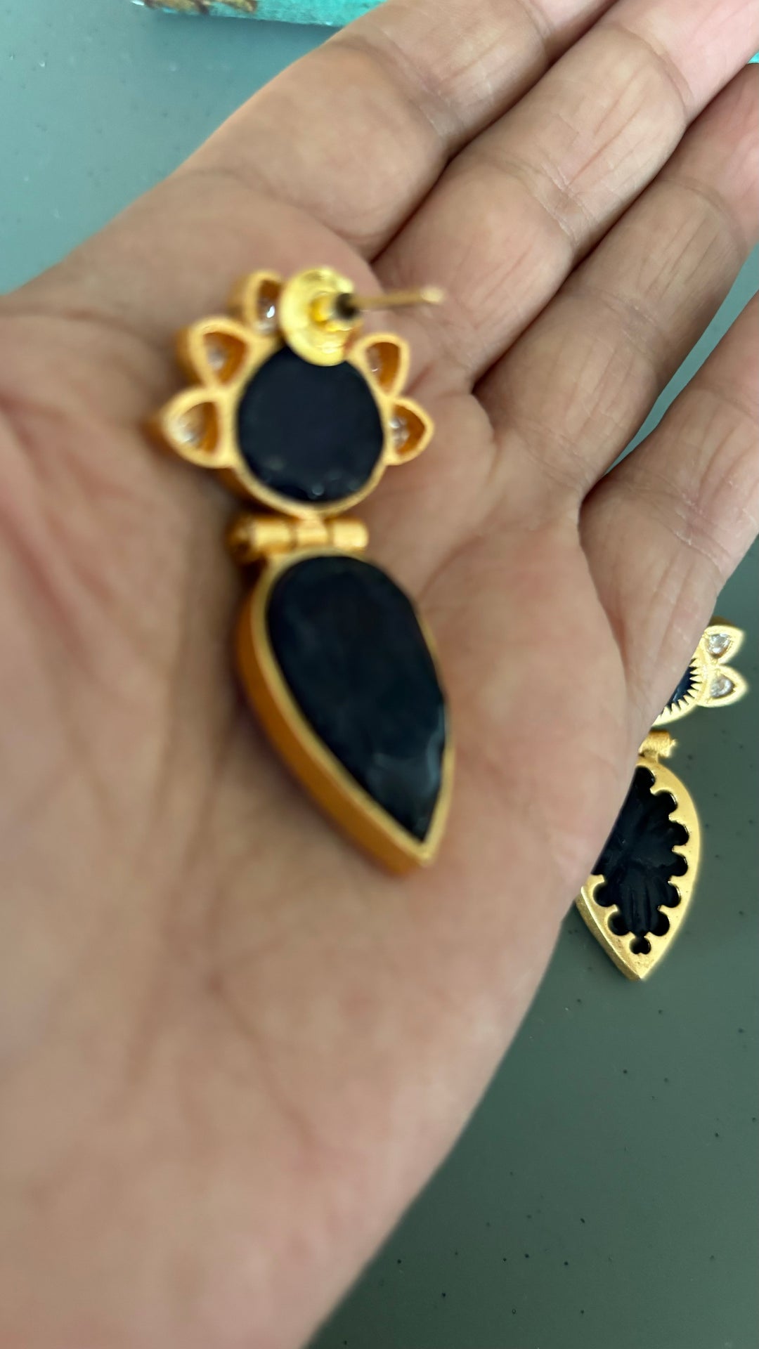 Statement Stone Studs