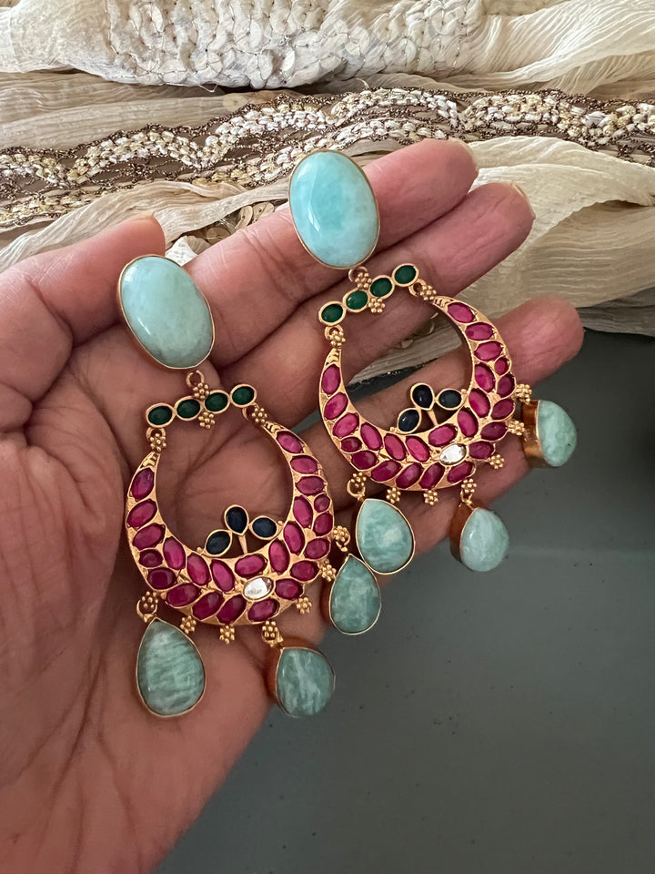 Designer Kempu Earrings - Premium Quality, Exquisite Craftsmanship