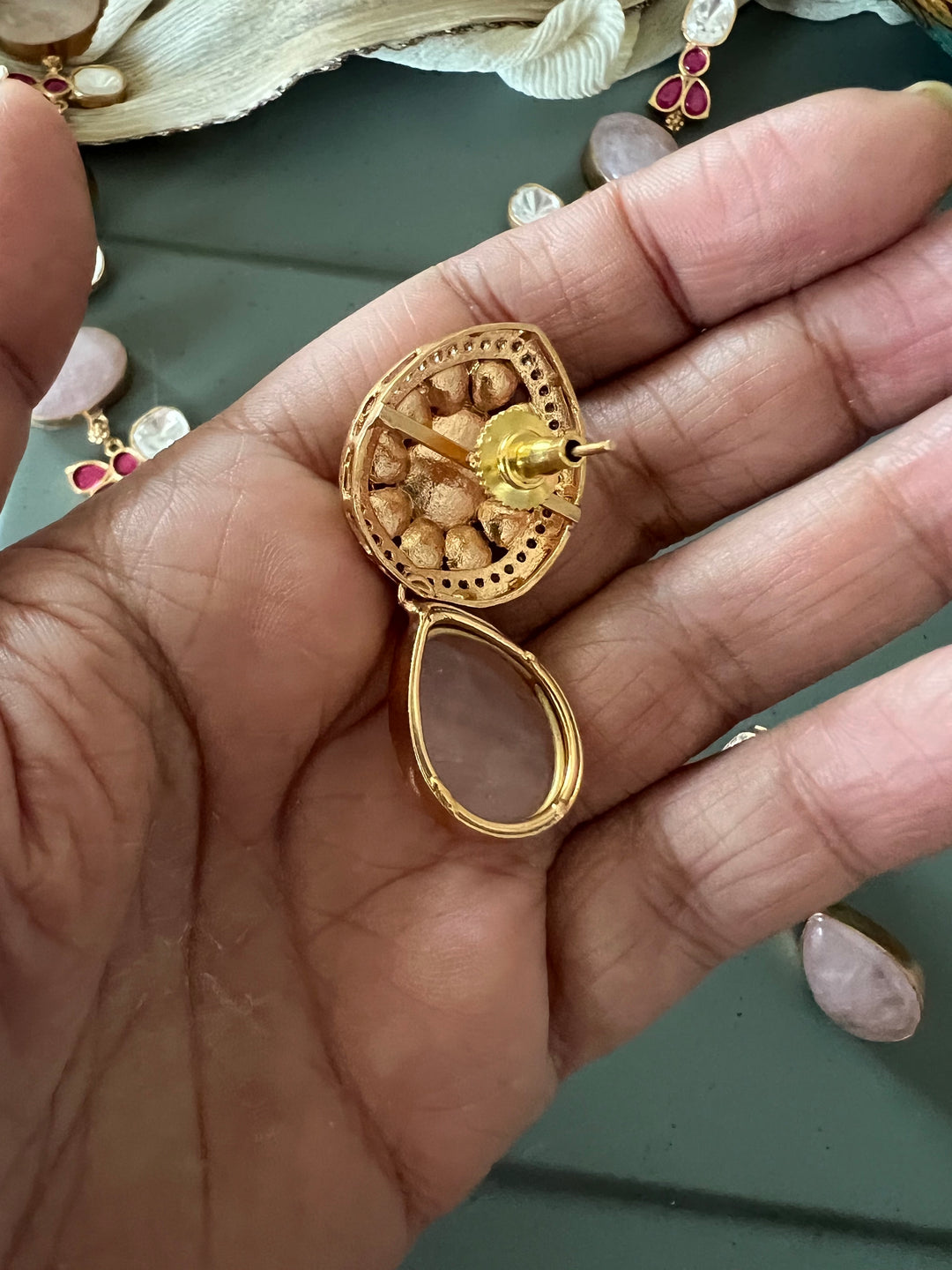 Rose Quartz Necklace with Earrings - Unmatched Quality and Style