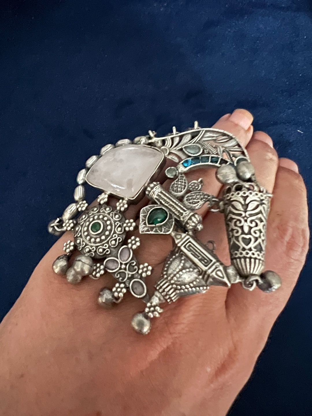 One-of-a-Kind Designer Fusion Ring - Premium Brass