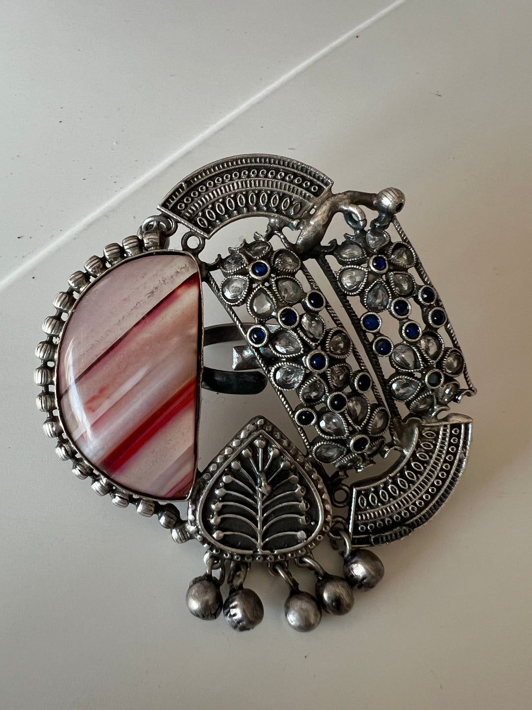 One-of-a-Kind Designer Fusion Ring - Premium Brass