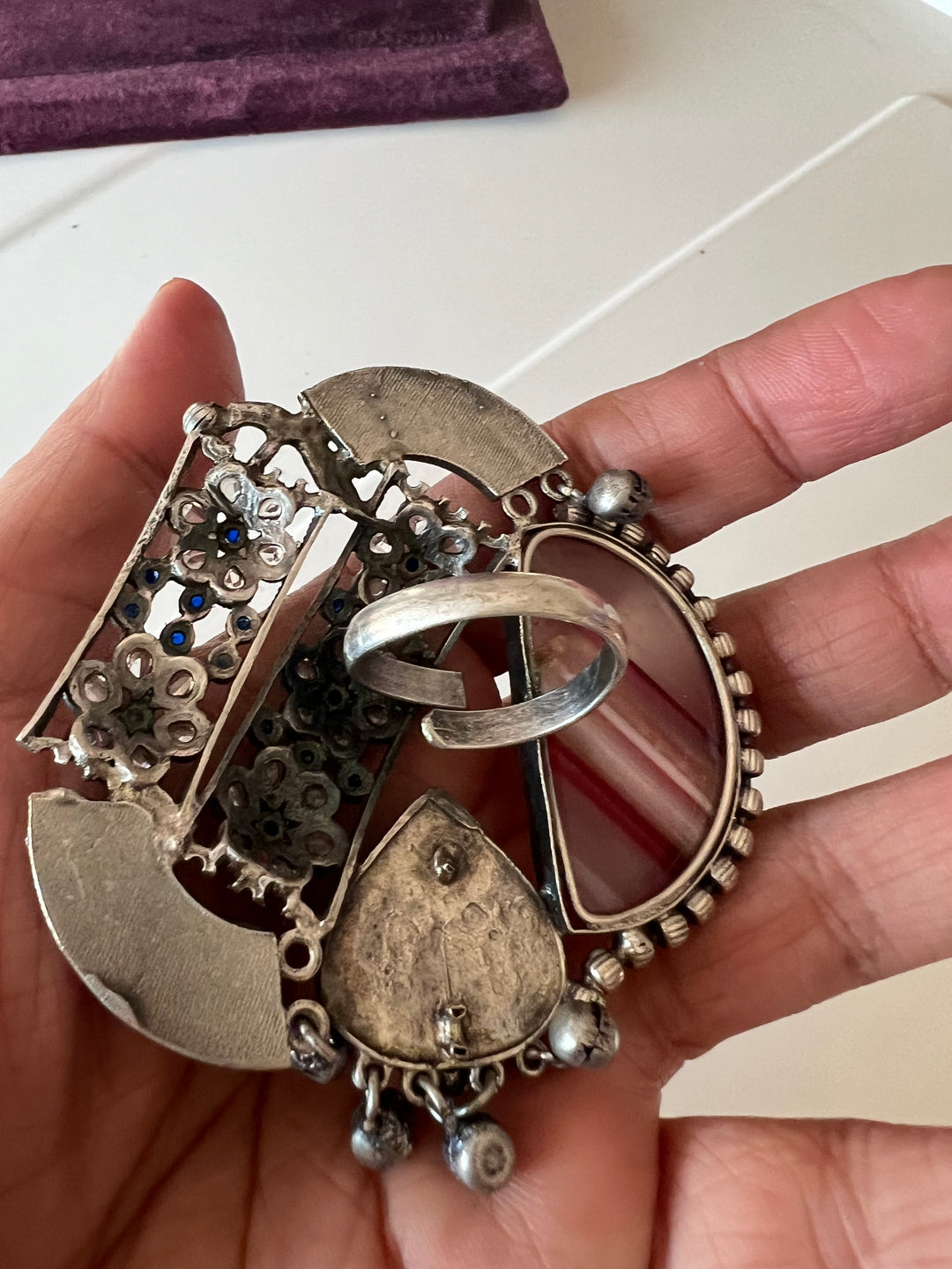 One-of-a-Kind Designer Fusion Ring - Premium Brass