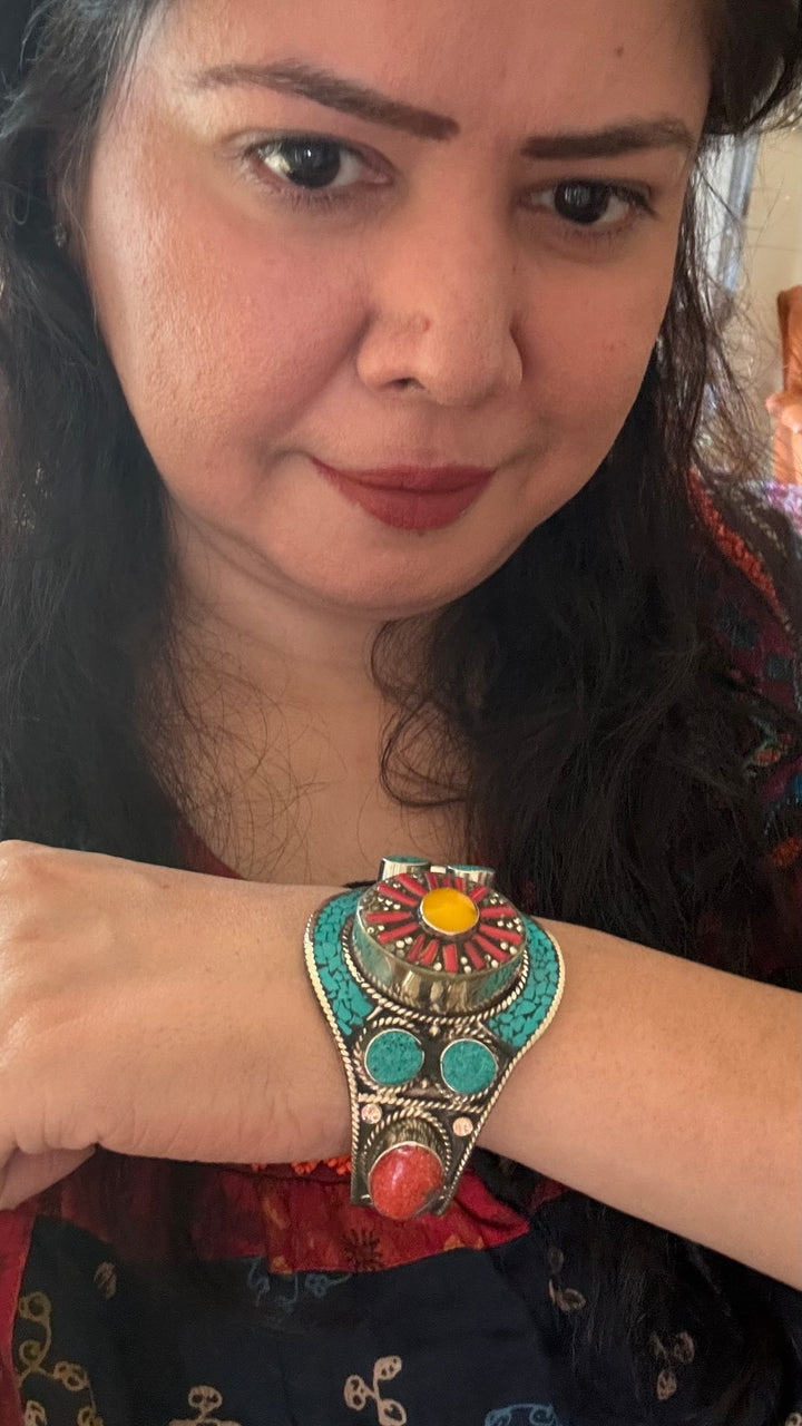 Statement Himalayan Cuff/ Tribal Cuff