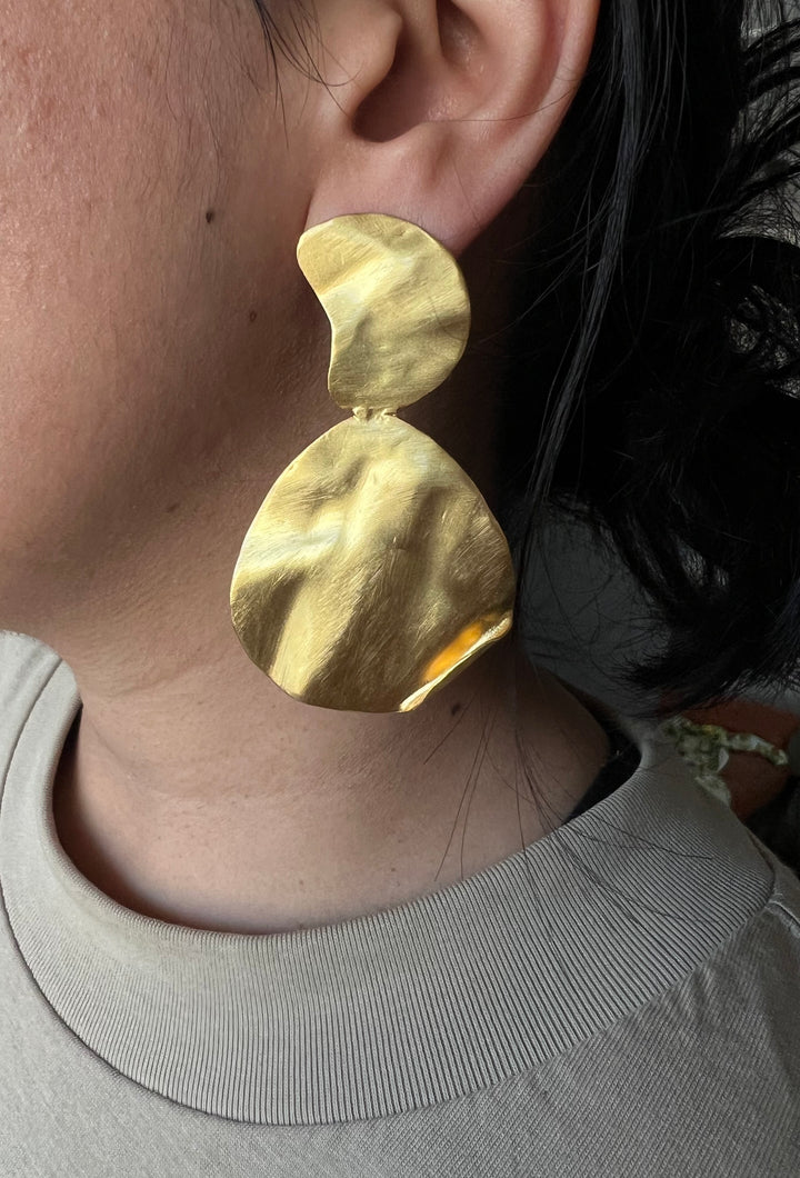 Hammered Brass Studs