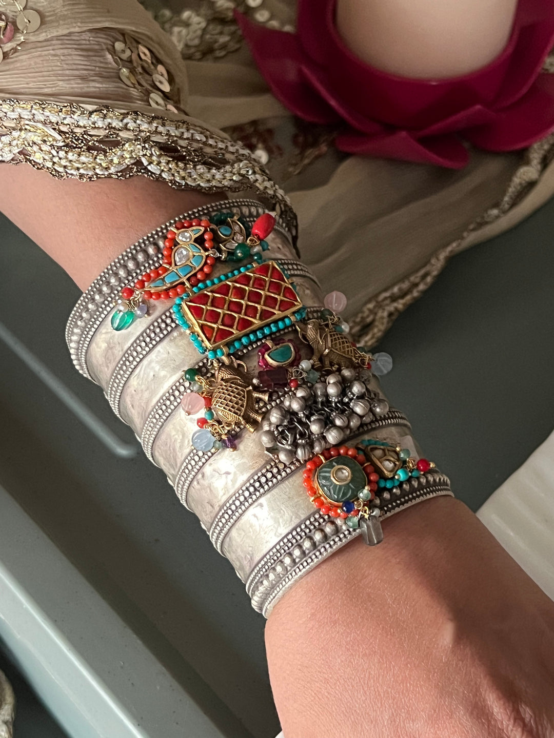 Designer Pure 925 Silver Open Cuff - Premium Quality, Exquisite Craftsmanship