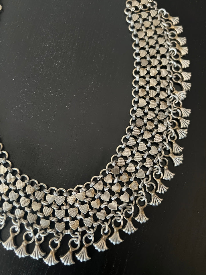 Handmade Tribal Necklace | Antique Polish Brass Statement Necklace