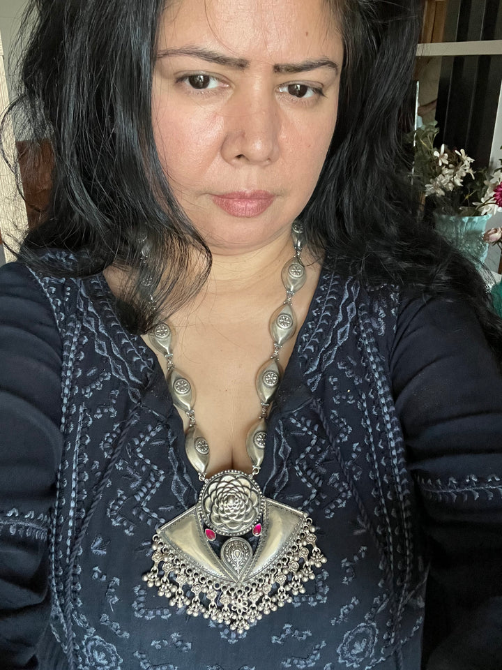 SHIVKA Pure 925 Silver Necklace