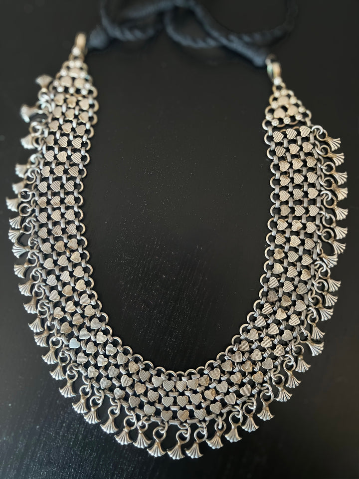Handmade Tribal Necklace | Antique Polish Brass Statement Necklace