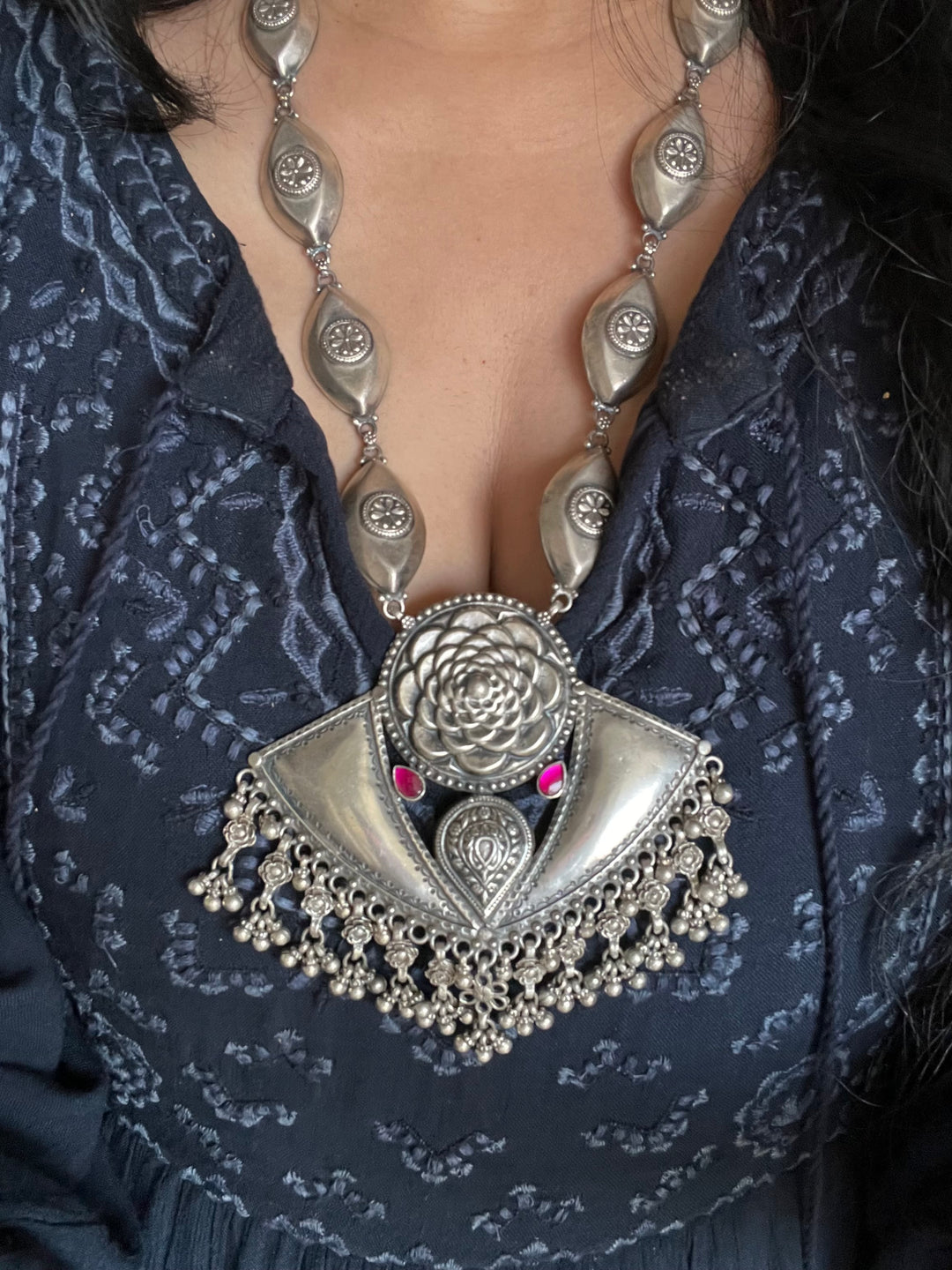 SHIVKA Pure 925 Silver Necklace