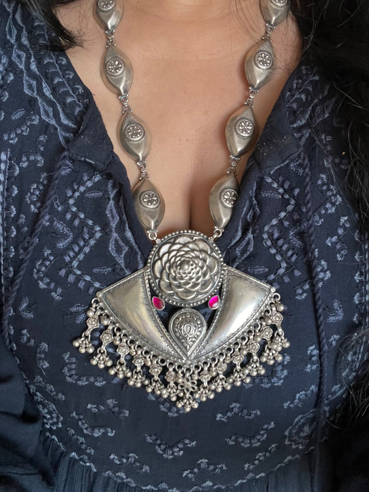 SHIVKA Pure 925 Silver Necklace