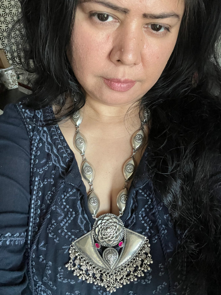 SHIVKA Pure 925 Silver Necklace