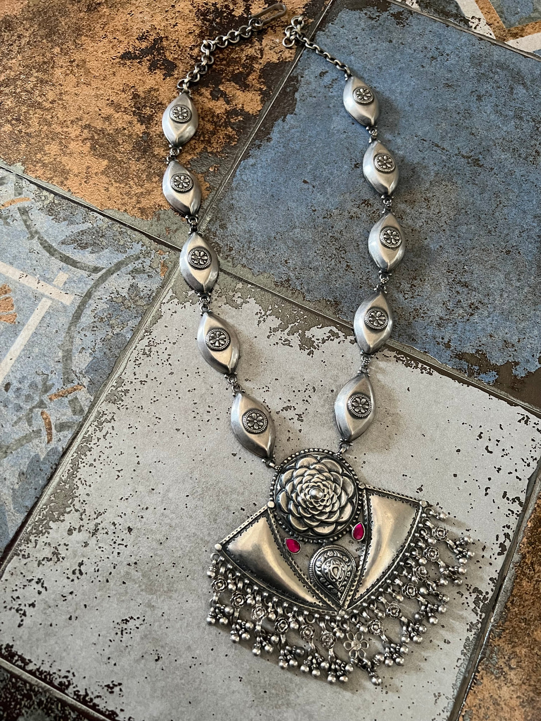 SHIVKA Pure 925 Silver Necklace