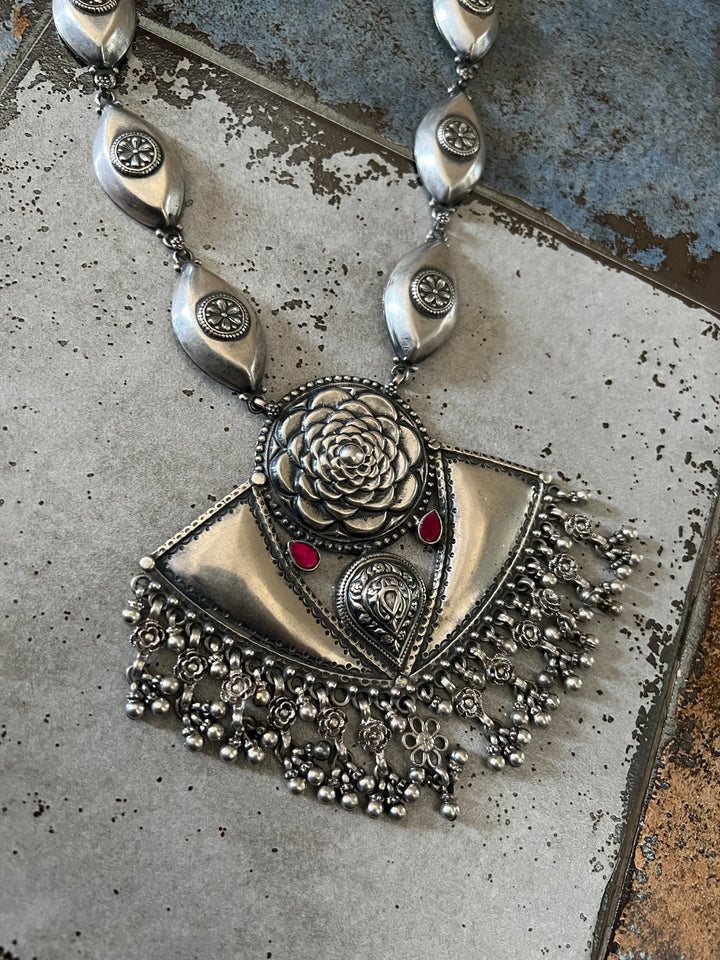 SHIVKA Pure 925 Silver Necklace