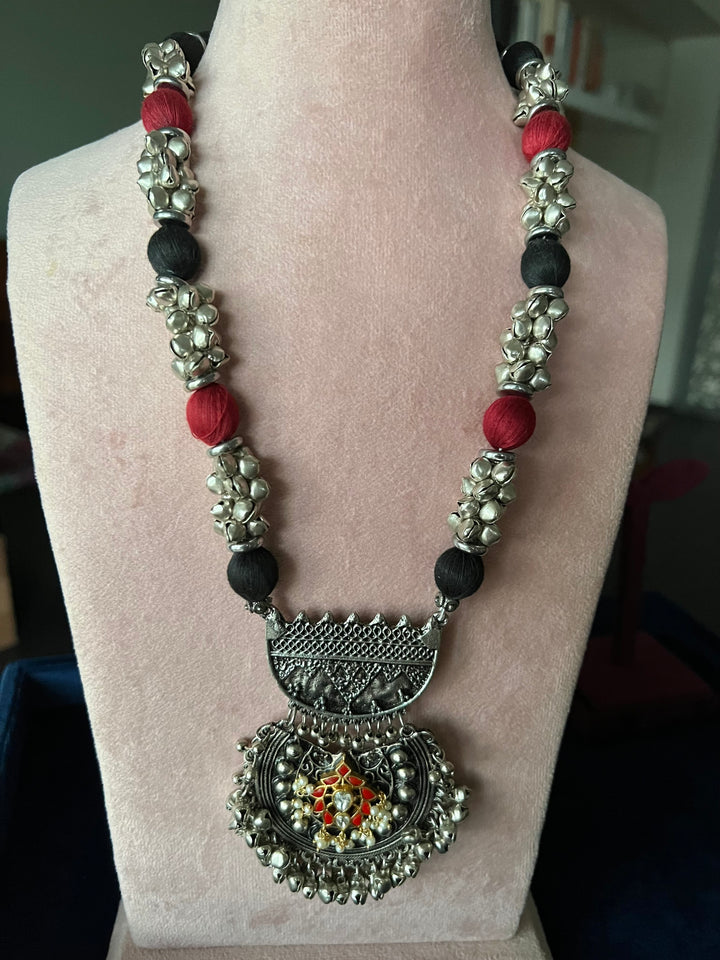 Handcrafted Brass Ghungroo Statement Necklace