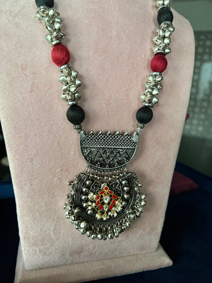 Handcrafted Brass Ghungroo Statement Necklace