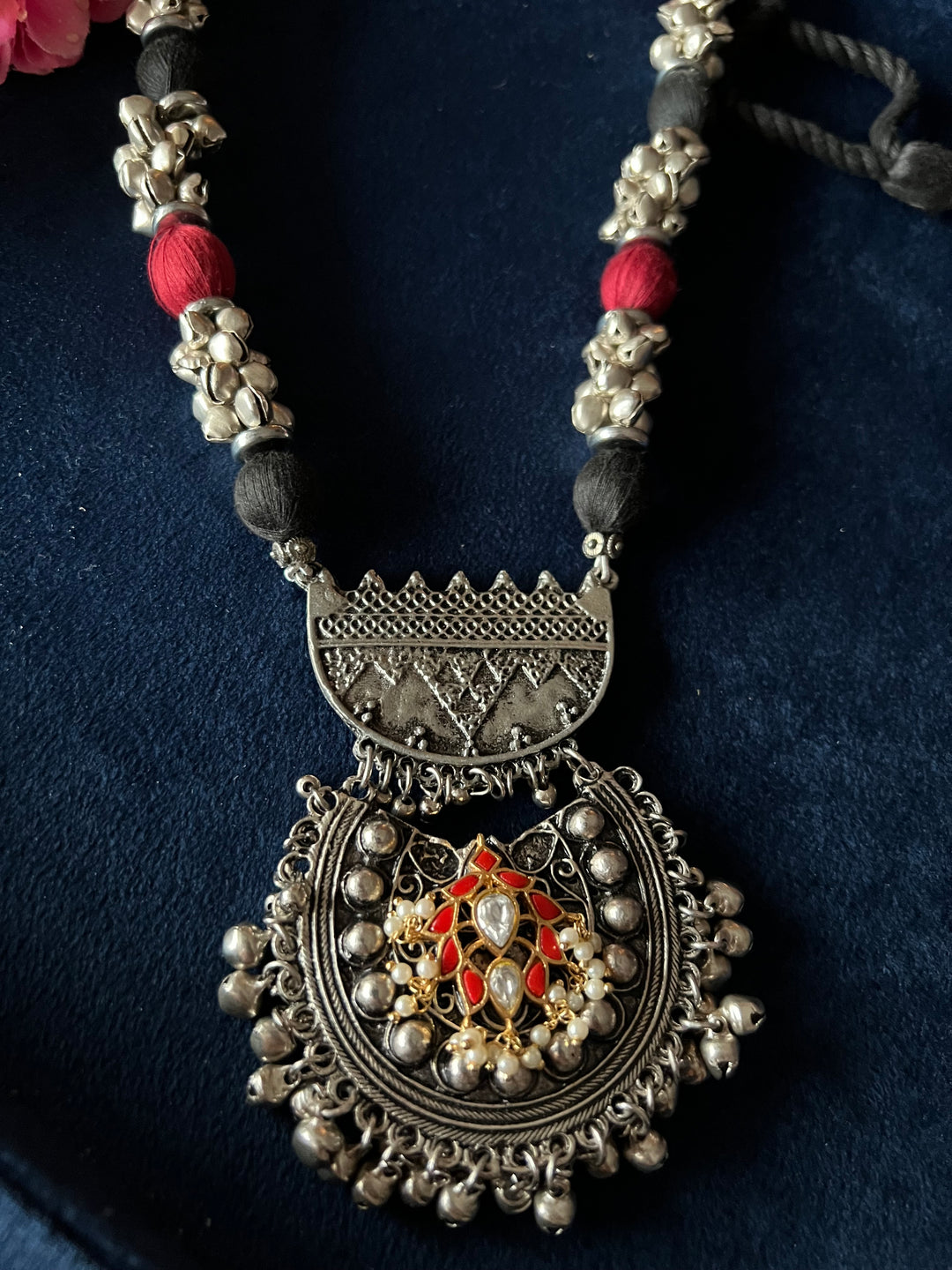 Handcrafted Brass Ghungroo Statement Necklace