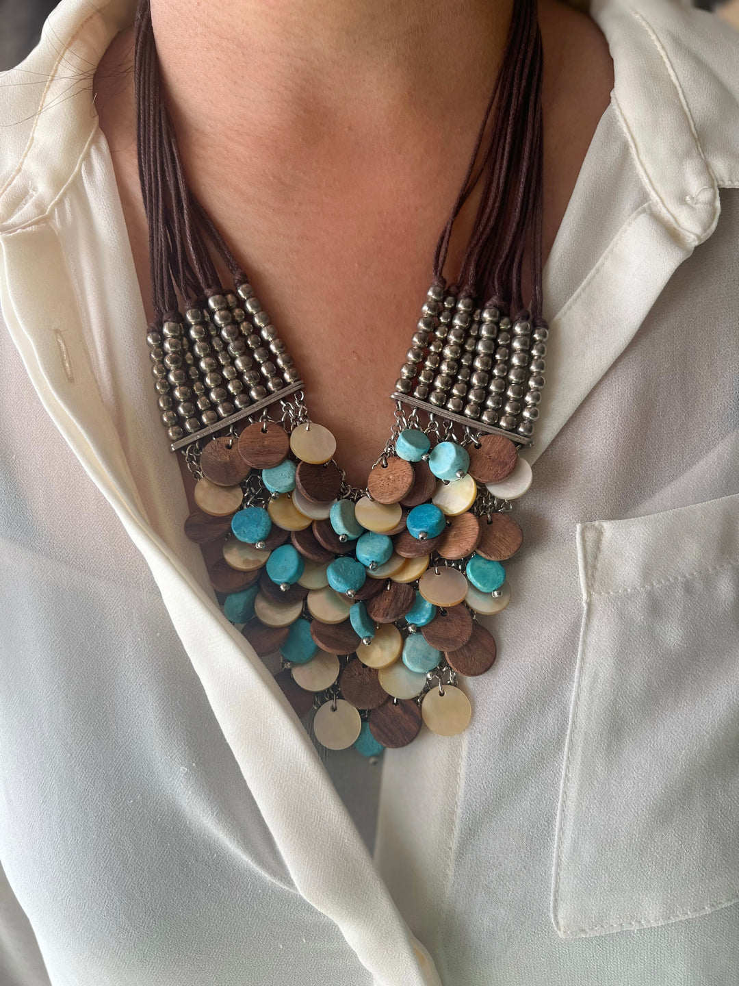 Handmade Boho Chic Tribal Necklace | Premium Statement Jewelry