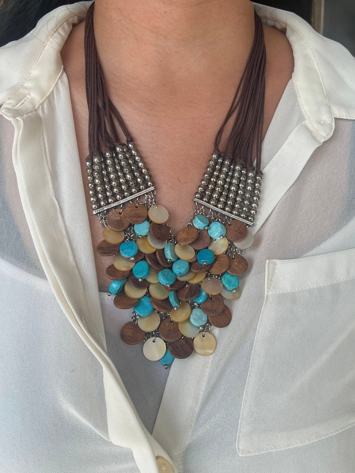 Handmade Boho Chic Tribal Necklace | Premium Statement Jewelry
