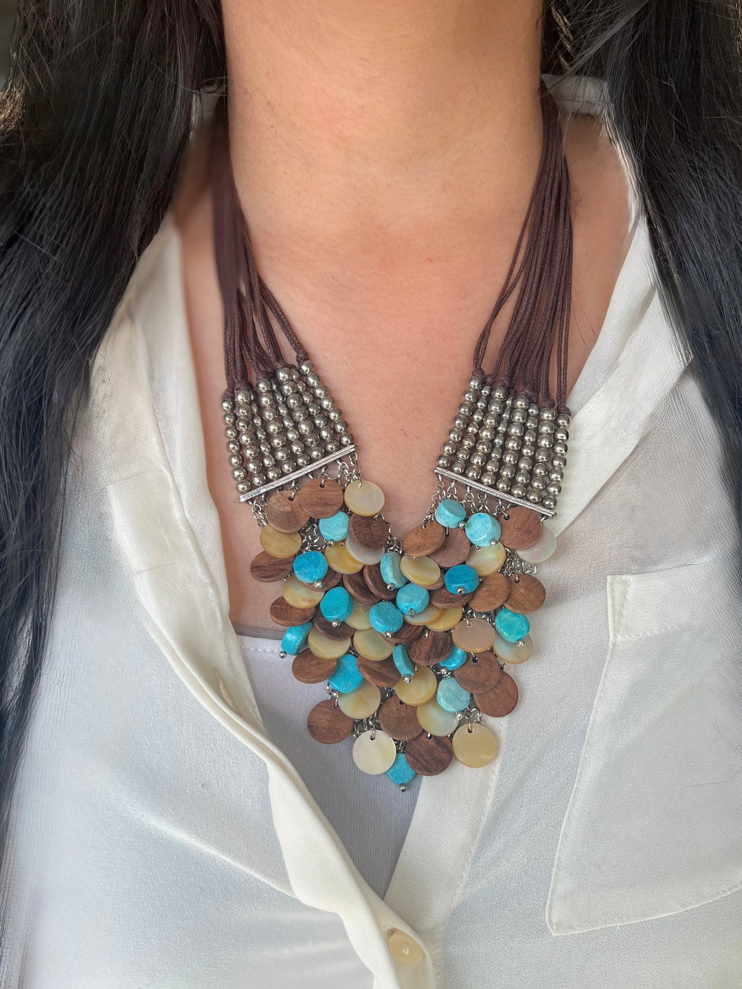 Handmade Boho Chic Tribal Necklace | Premium Statement Jewelry