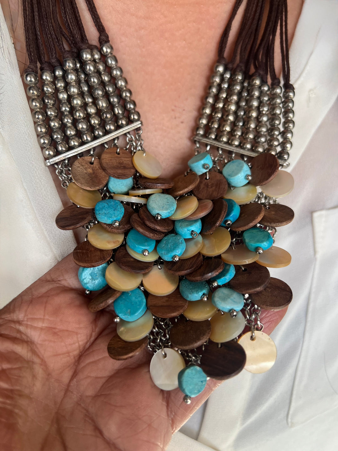 Handmade Boho Chic Tribal Necklace | Premium Statement Jewelry