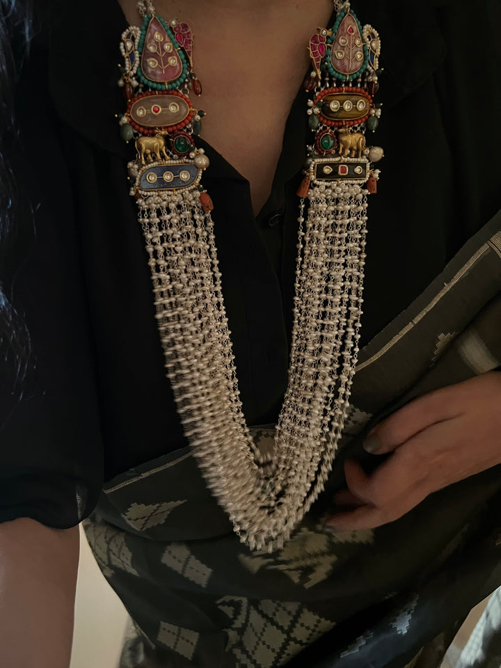 SHIVKA Designed Nakhra 925 Silver Necklace