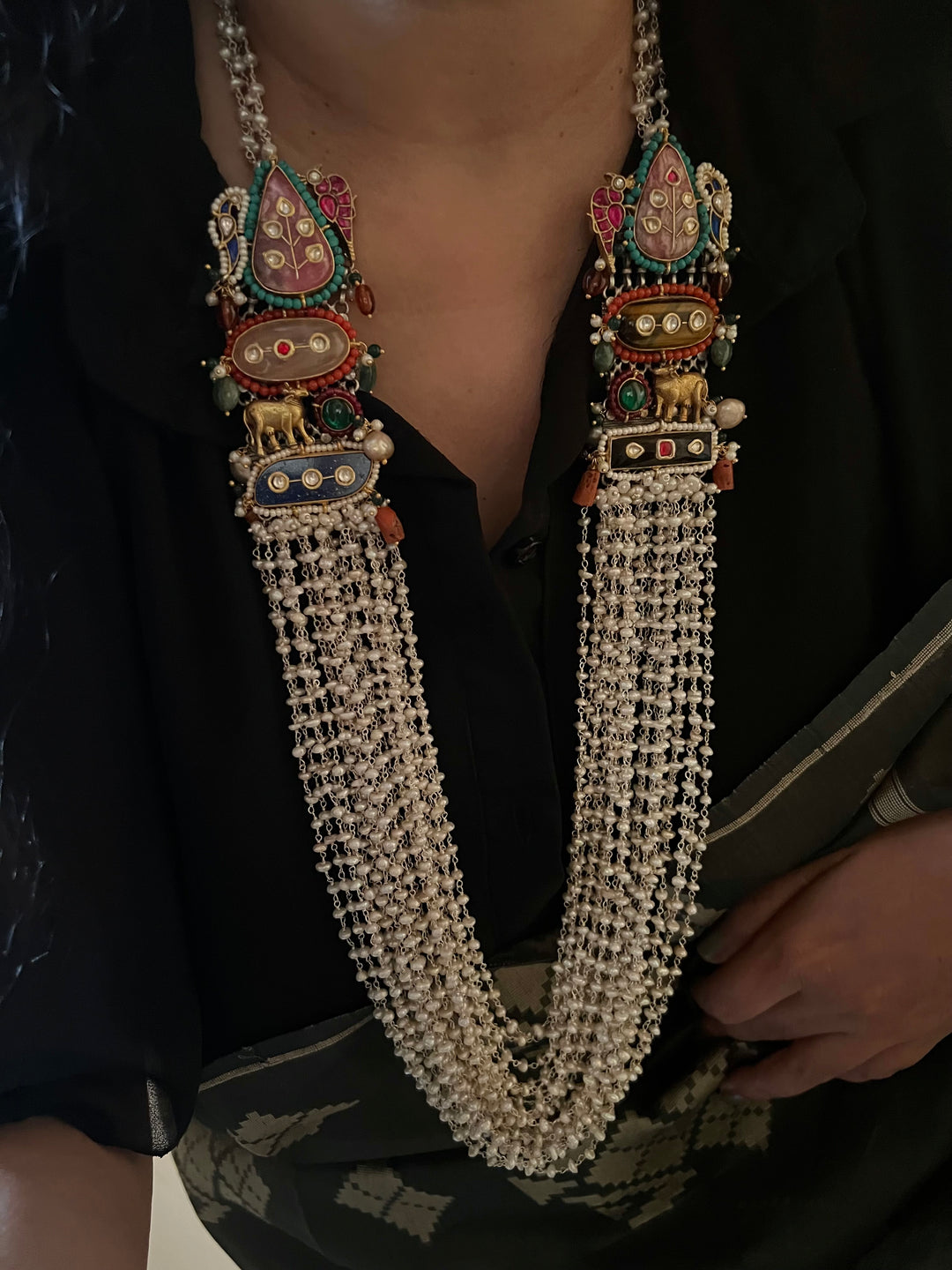 SHIVKA Designed Nakhra 925 Silver Necklace