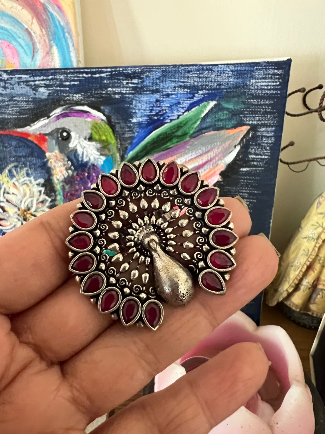Peacock Ring