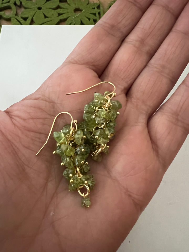 Statement Natural Beads Earrings