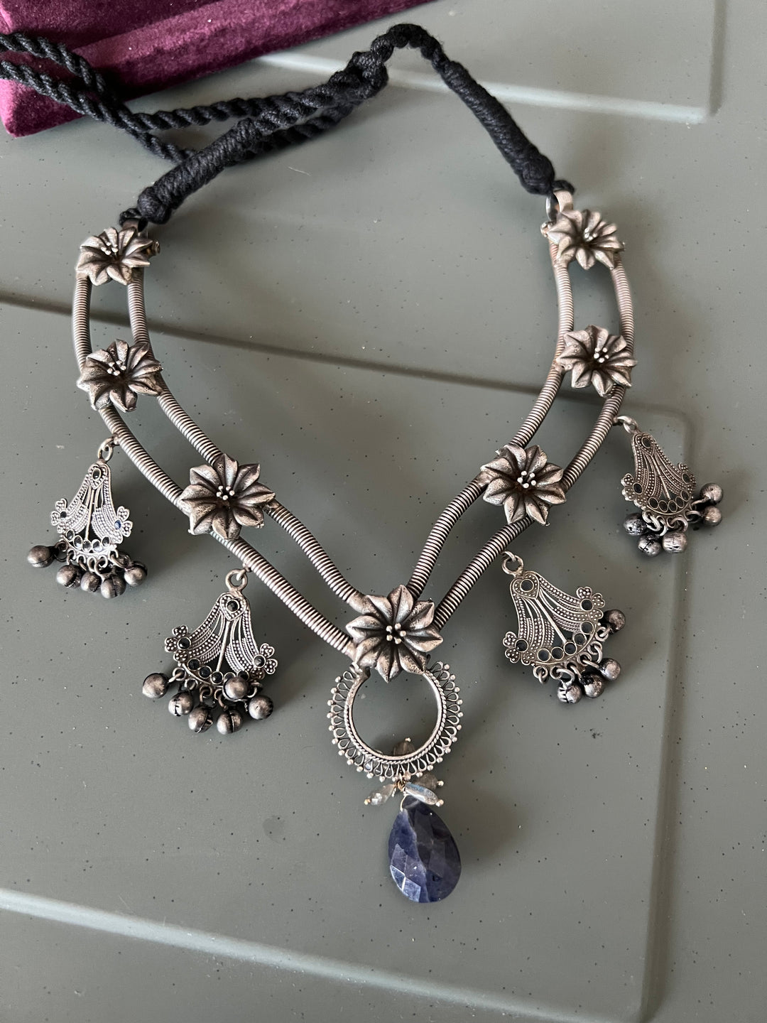 Handcrafted Antique Brass Statement Necklace - Unveil Your Unique Style