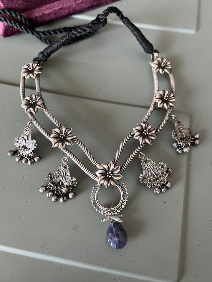 Handcrafted Antique Brass Statement Necklace - Unveil Your Unique Style