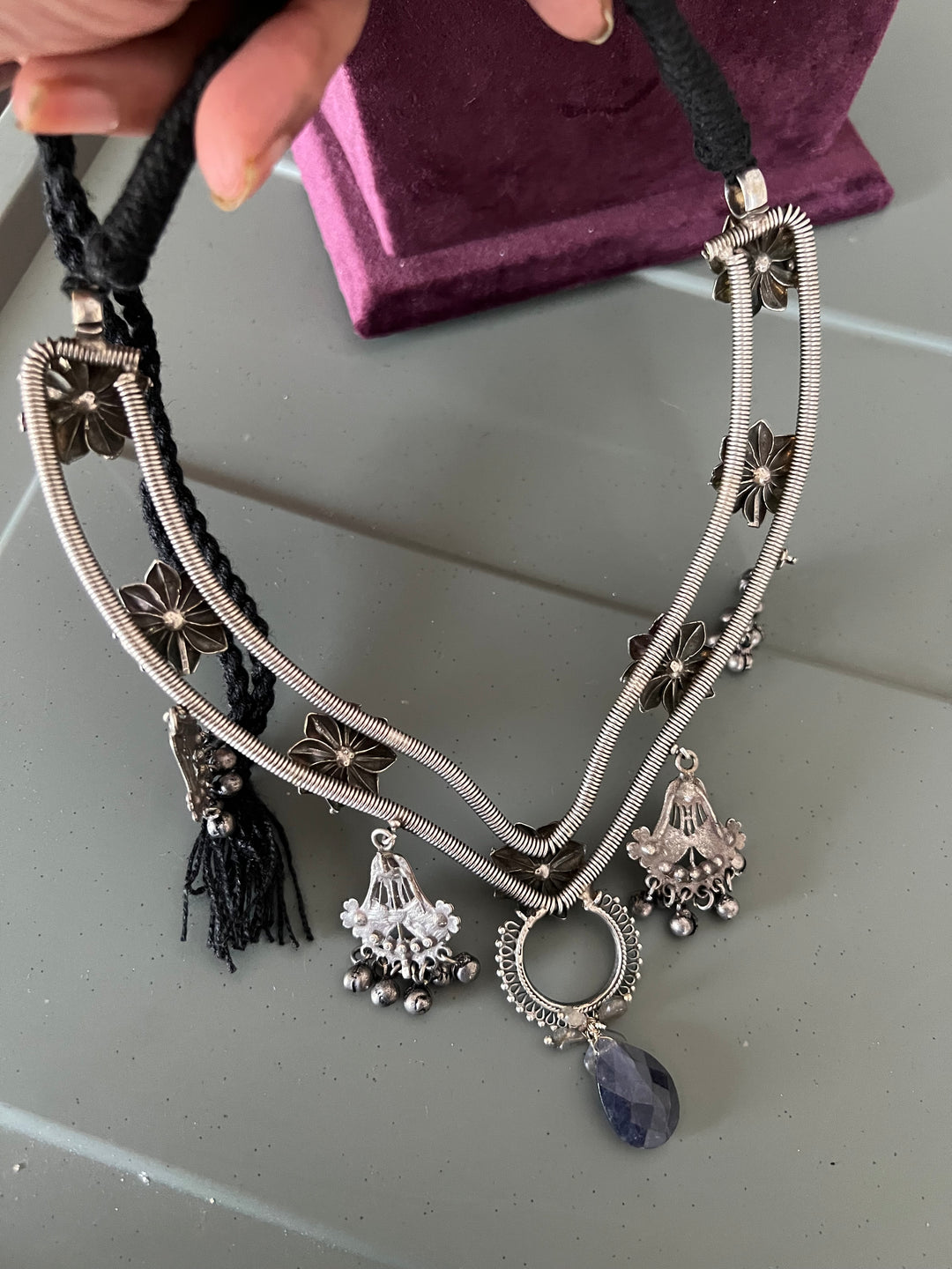 Handcrafted Antique Brass Statement Necklace - Unveil Your Unique Style