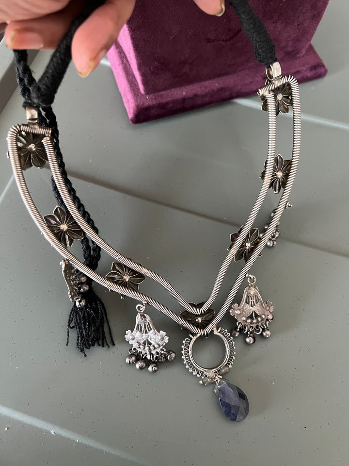 Handcrafted Antique Brass Statement Necklace - Unveil Your Unique Style