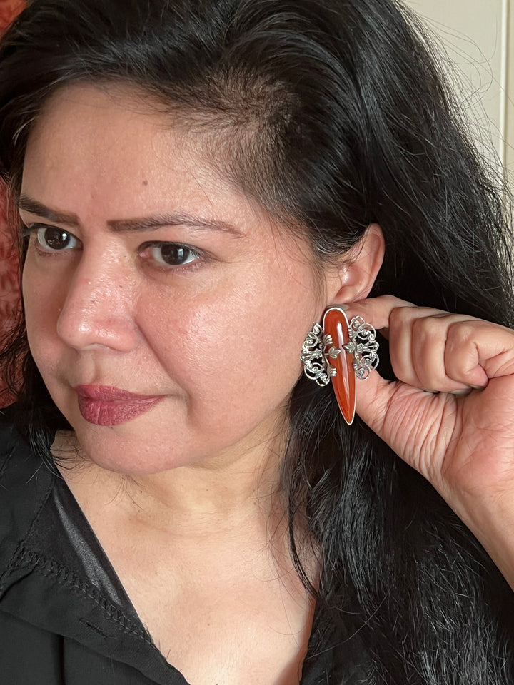 Silver Elegant Stud Earrings - Premium Quality, Exquisite Craftsmanship