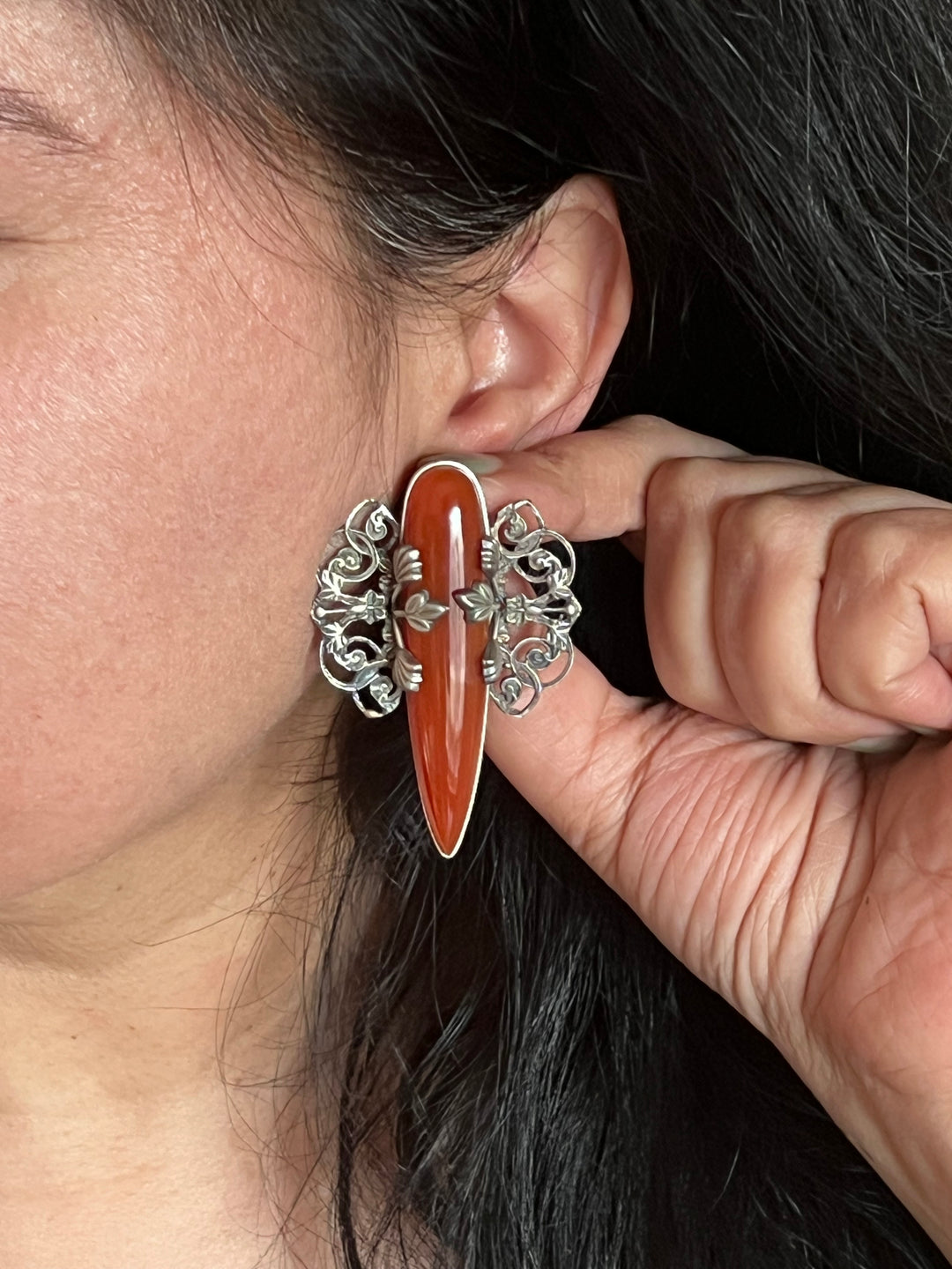 Silver Elegant Stud Earrings - Premium Quality, Exquisite Craftsmanship