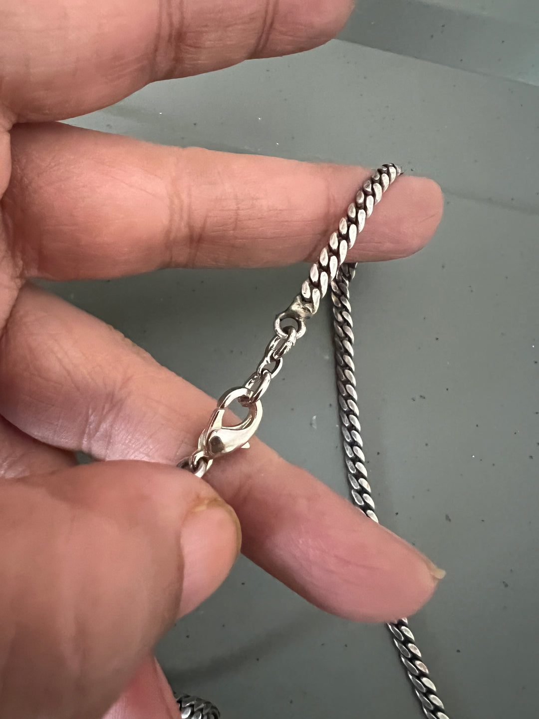 Handmade Antique Brass Stone Necklace - Casual Elegance with a Vintage Twist