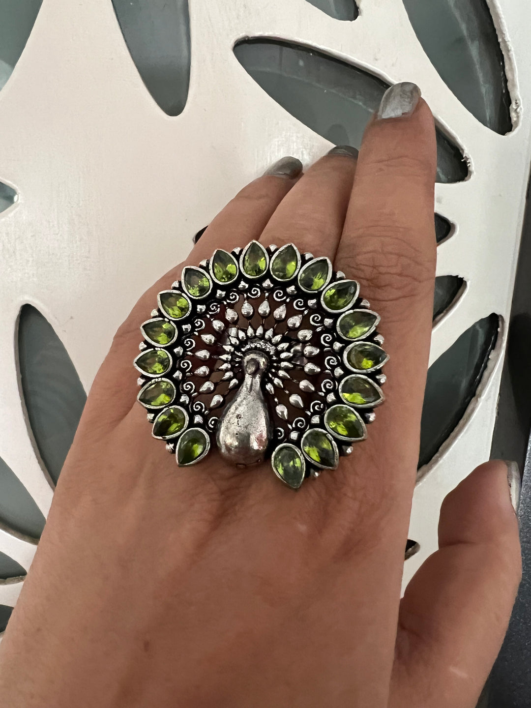 Peacock Ring